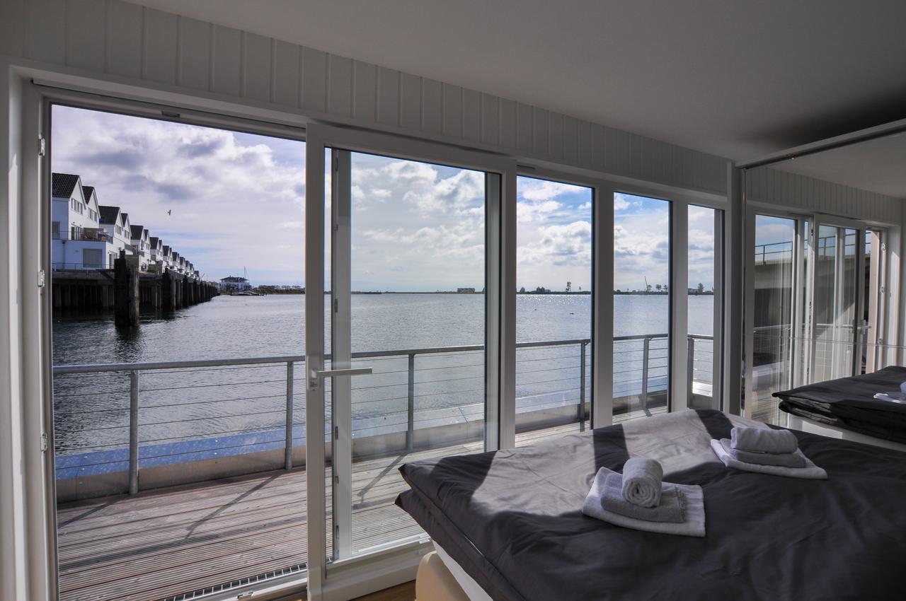 Schwimmendes Haus Hausboot Villa Olpenitz Kültér fotó